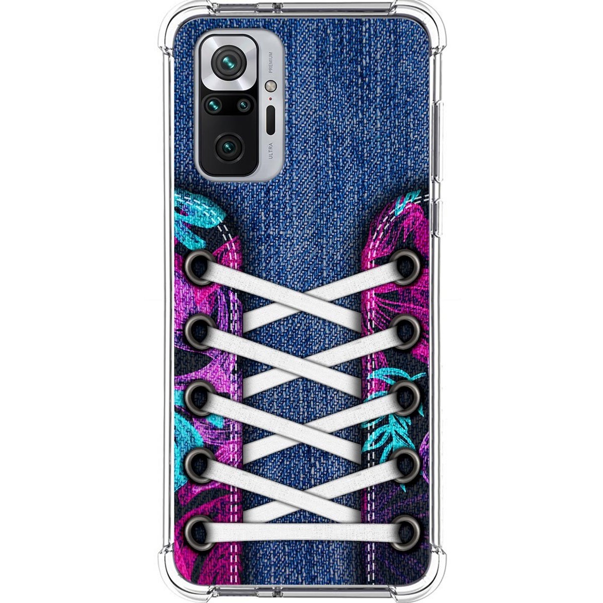 Funda Silicona Antigolpes para Xiaomi Redmi Note 10 Pro diseño Zapatillas 06 Dibujos