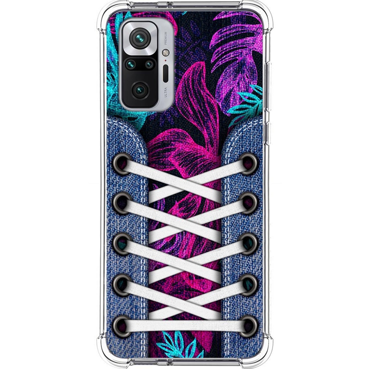 Funda Silicona Antigolpes para Xiaomi Redmi Note 10 Pro diseño Zapatillas 07 Dibujos