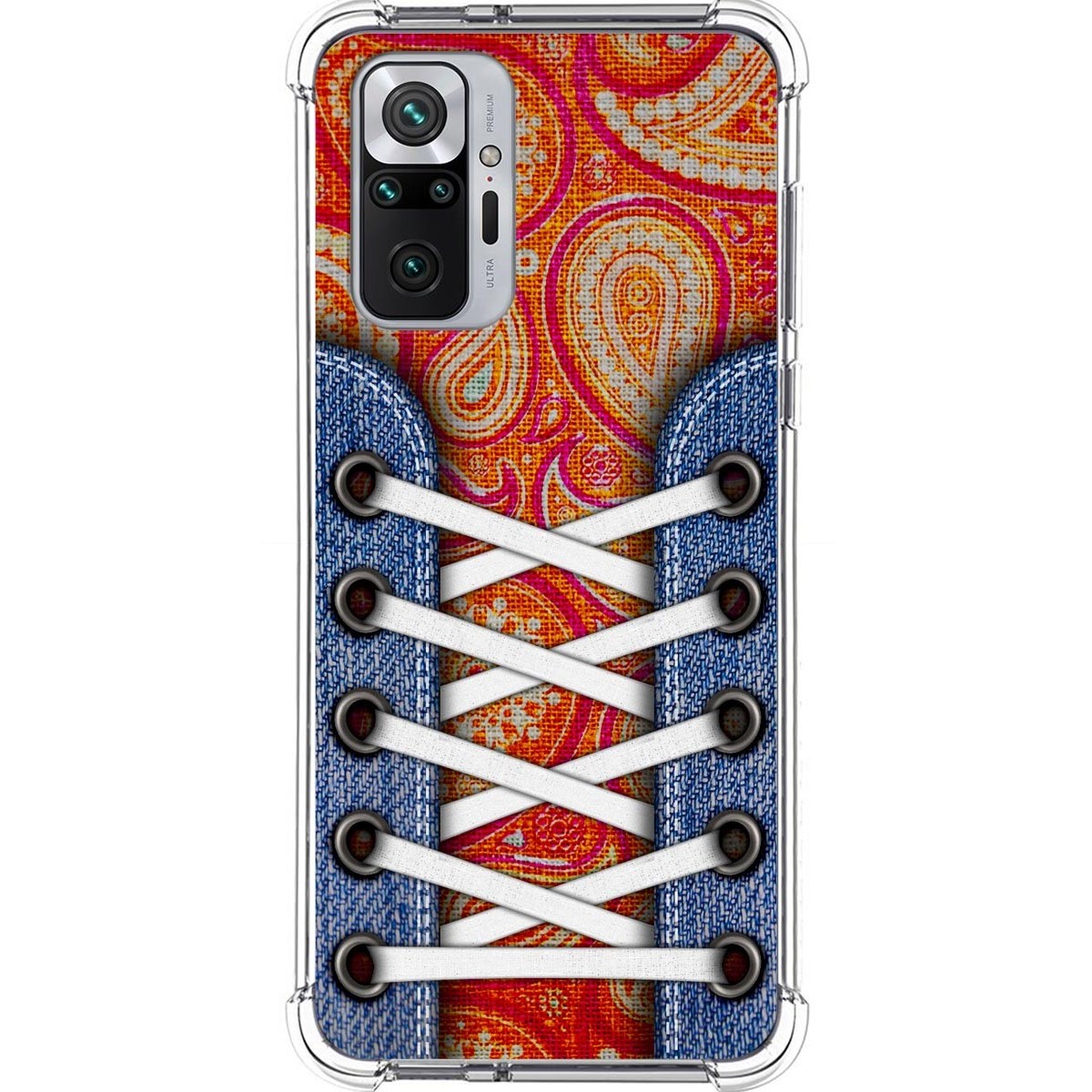 Funda Silicona Antigolpes para Xiaomi Redmi Note 10 Pro diseño Zapatillas 10 Dibujos