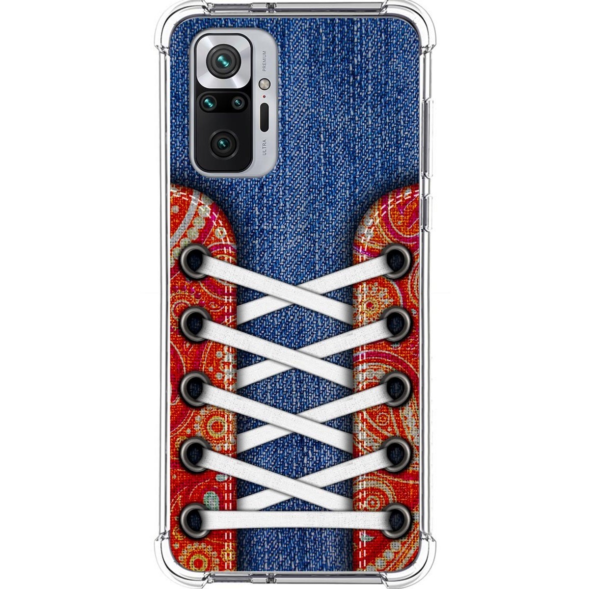 Funda Silicona Antigolpes para Xiaomi Redmi Note 10 Pro diseño Zapatillas 11 Dibujos