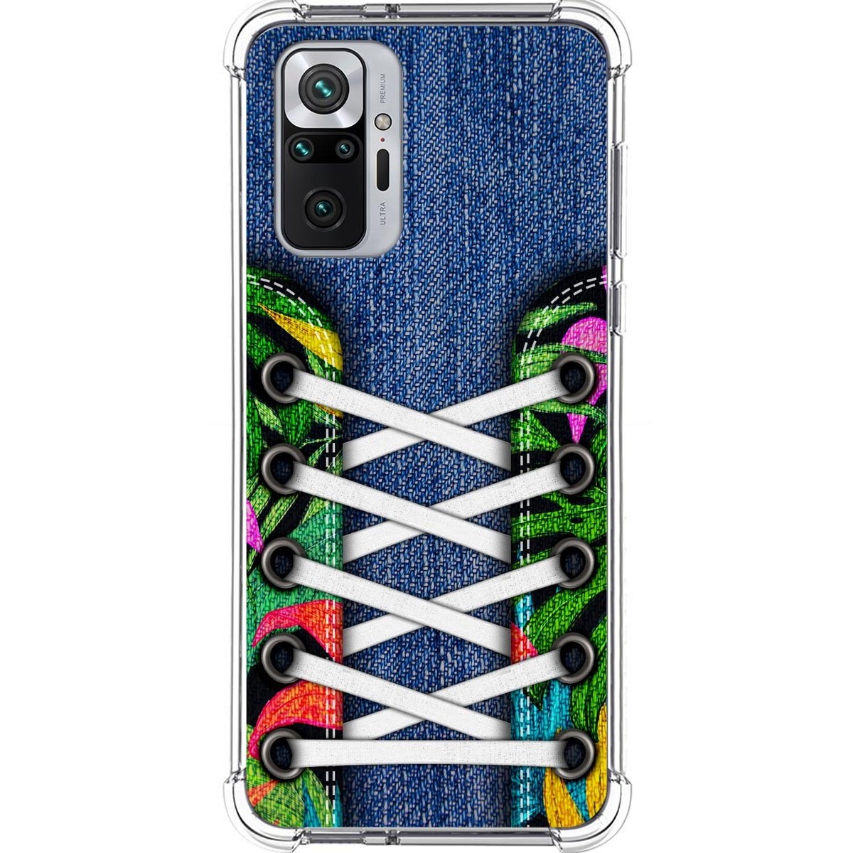 Funda Silicona Antigolpes para Xiaomi Redmi Note 10 Pro diseño Zapatillas 13 Dibujos