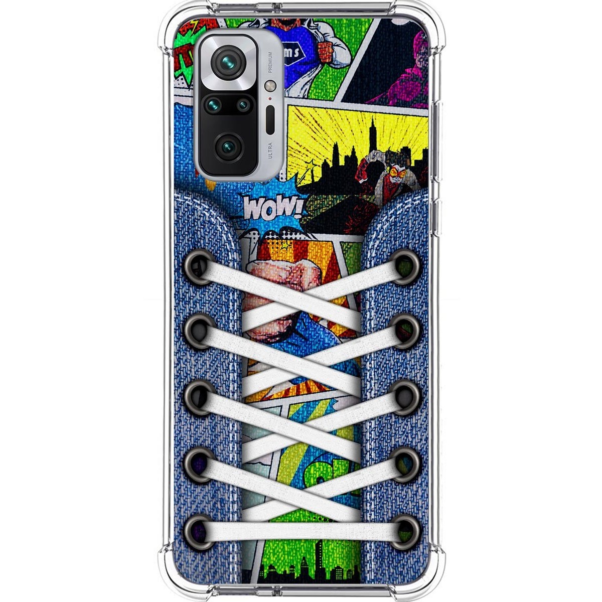 Funda Silicona Antigolpes para Xiaomi Redmi Note 10 Pro diseño Zapatillas 14 Dibujos