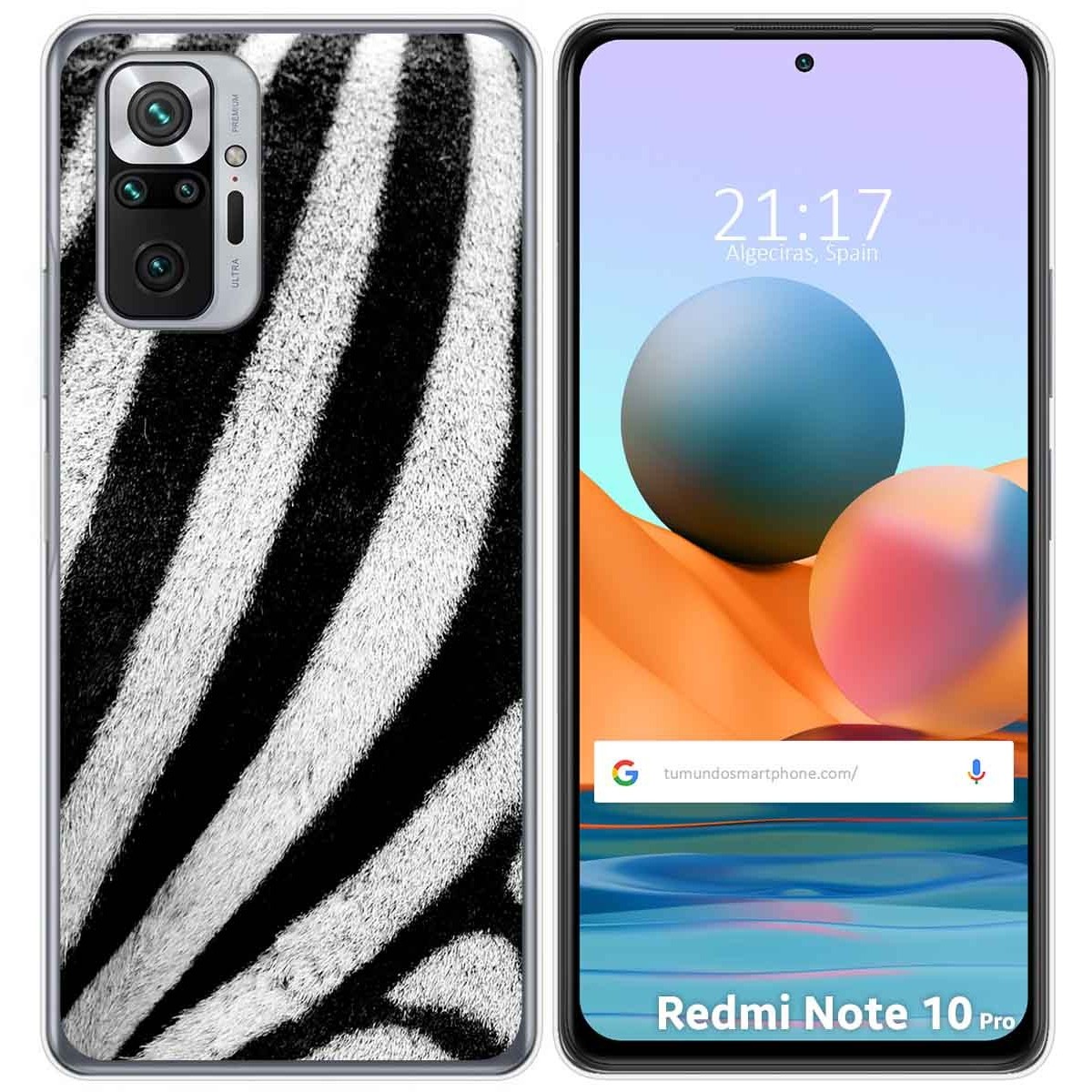 Funda Gel Tpu para Xiaomi Redmi Note 10 Pro diseño Animal 02 Dibujos