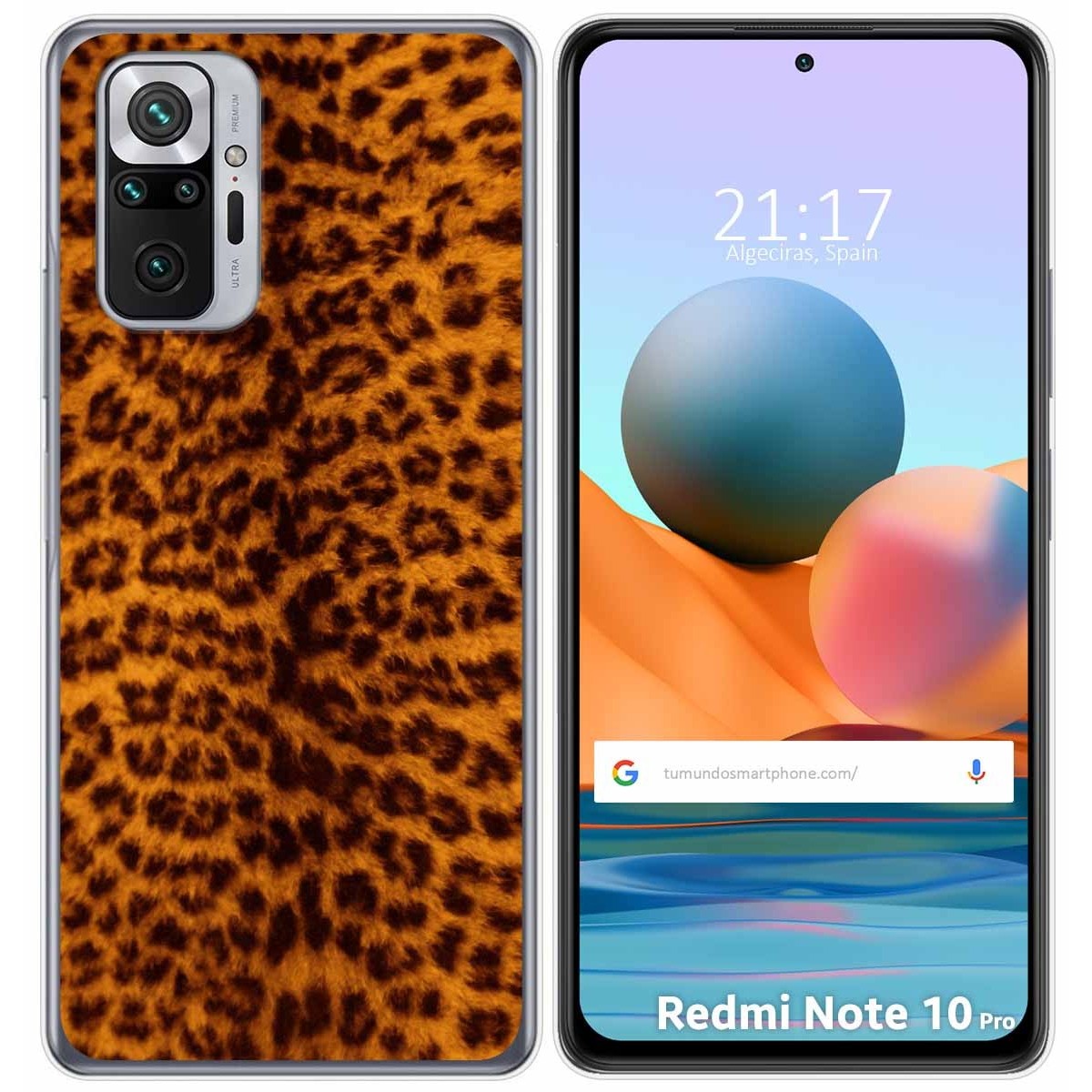 Funda Gel Tpu para Xiaomi Redmi Note 10 Pro diseño Animal 03 Dibujos