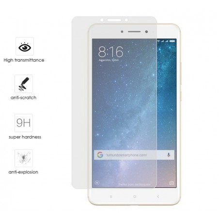 Protector Cristal Templado para Xiaomi Mi Max 2 Vidrio