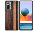 Funda Gel Tpu para Xiaomi Redmi Note 10 Pro diseño Madera 05 Dibujos