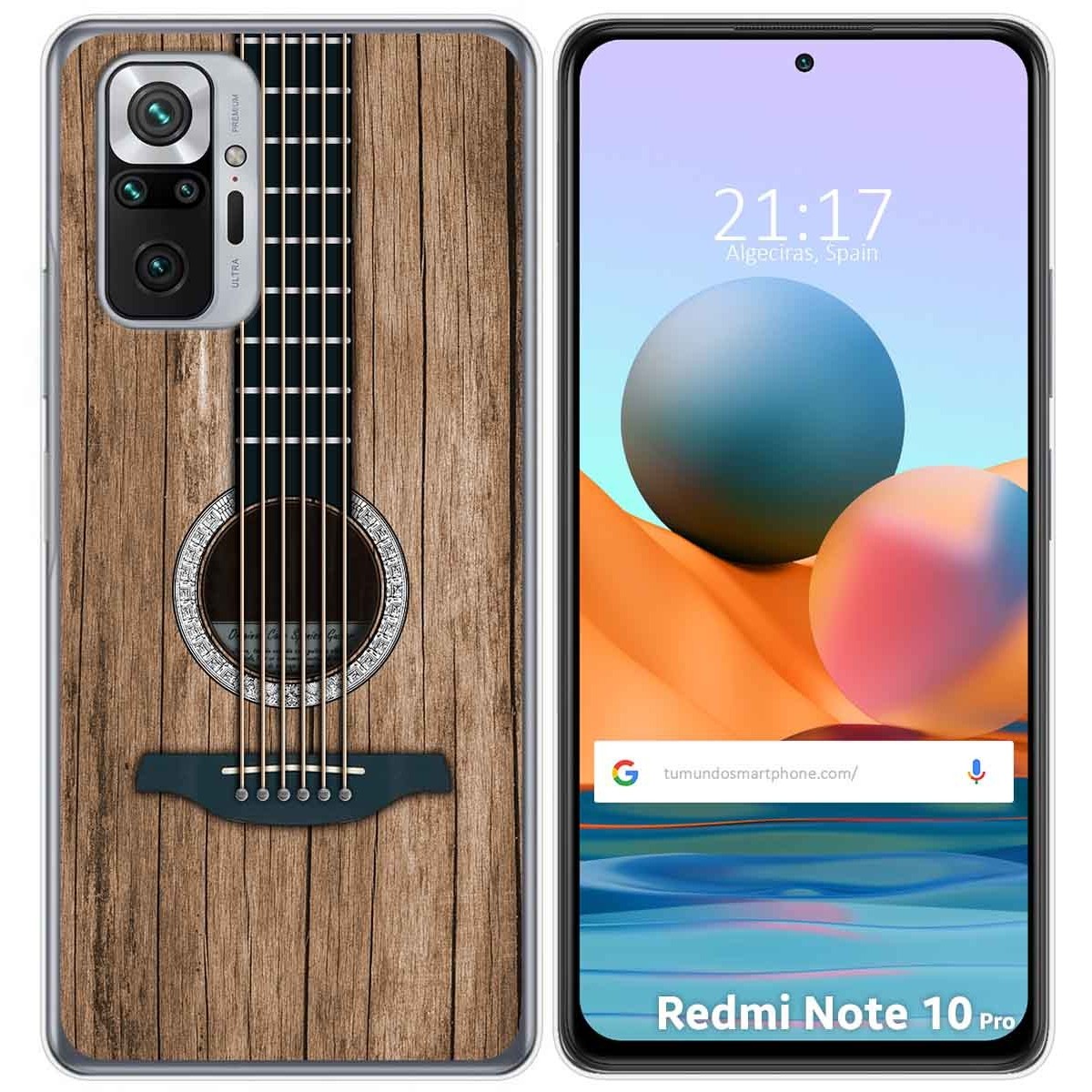 Funda Gel Tpu para Xiaomi Redmi Note 10 Pro diseño Madera 11 Dibujos