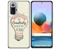 Funda Gel Tpu para Xiaomi Redmi Note 10 Pro diseño Creativity Dibujos
