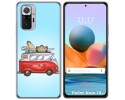 Funda Gel Tpu para Xiaomi Redmi Note 10 Pro diseño Furgoneta Dibujos