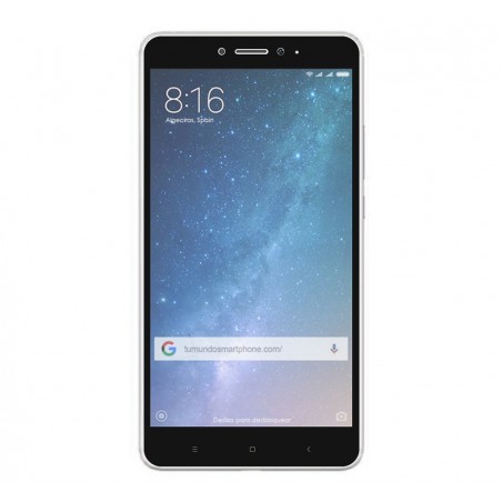 Protector Cristal Templado Frontal Completo Negro para Xiaomi Mi Max 2 Vidrio