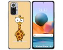 Funda Gel Tpu para Xiaomi Redmi Note 10 Pro diseño Jirafa Dibujos