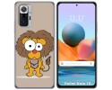 Funda Gel Tpu para Xiaomi Redmi Note 10 Pro diseño Leon Dibujos