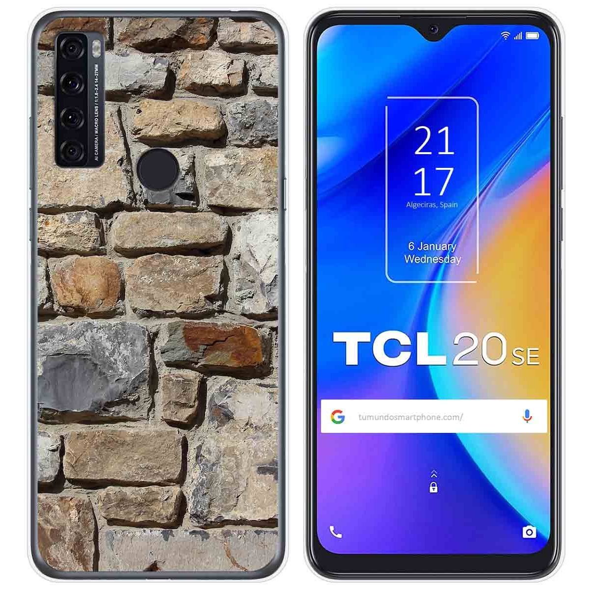 Funda Gel Tpu para TCL 20 SE diseño Ladrillo 03 Dibujos