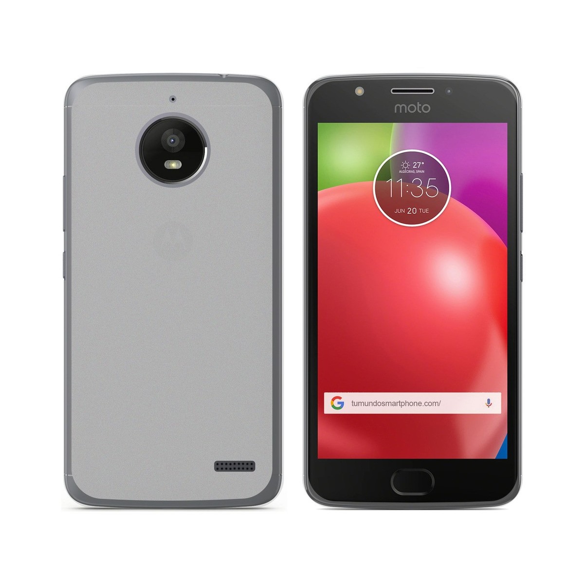 Funda Gel Tpu para Motorola Moto E4 Color Transparente