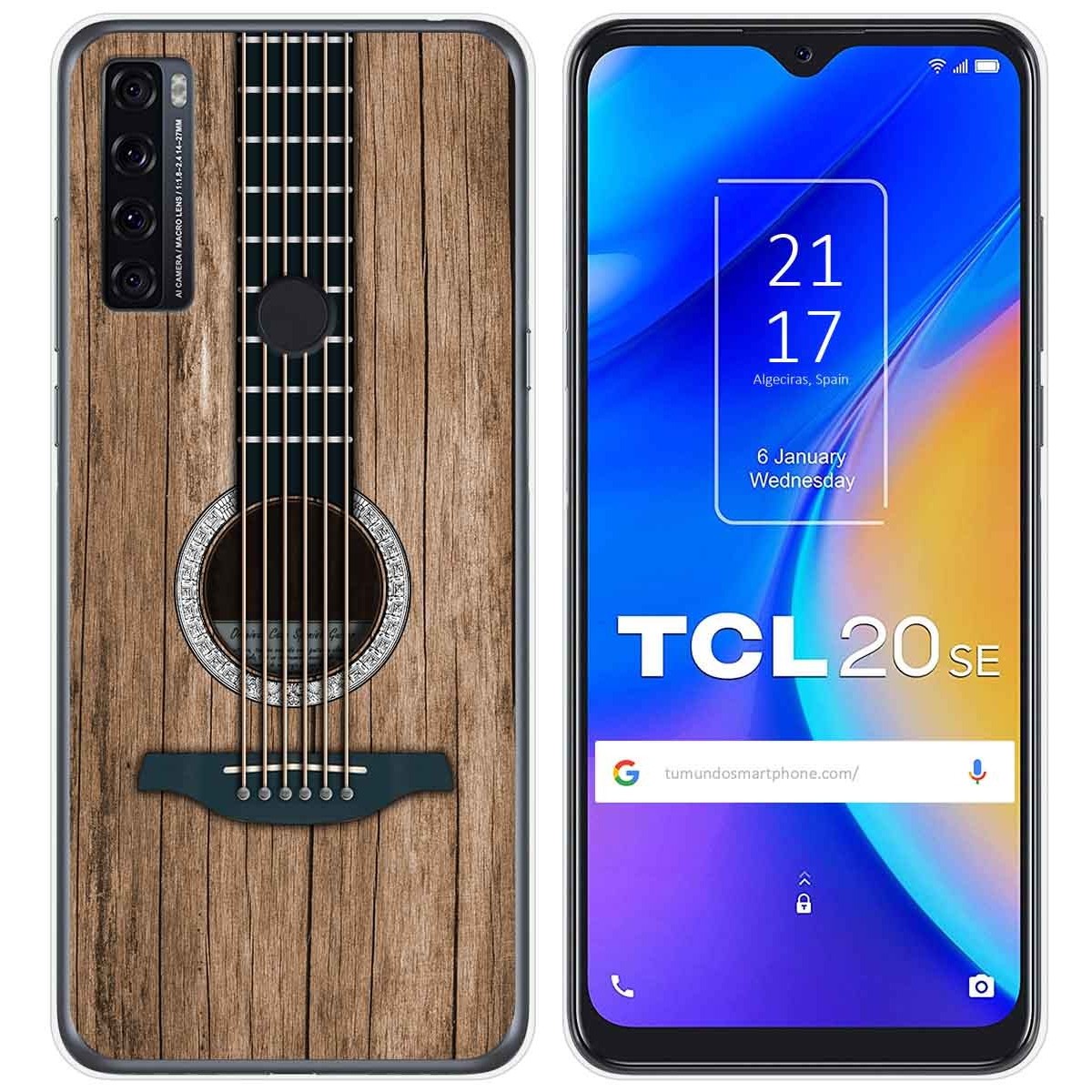 Funda Gel Tpu para TCL 20 SE diseño Madera 11 Dibujos