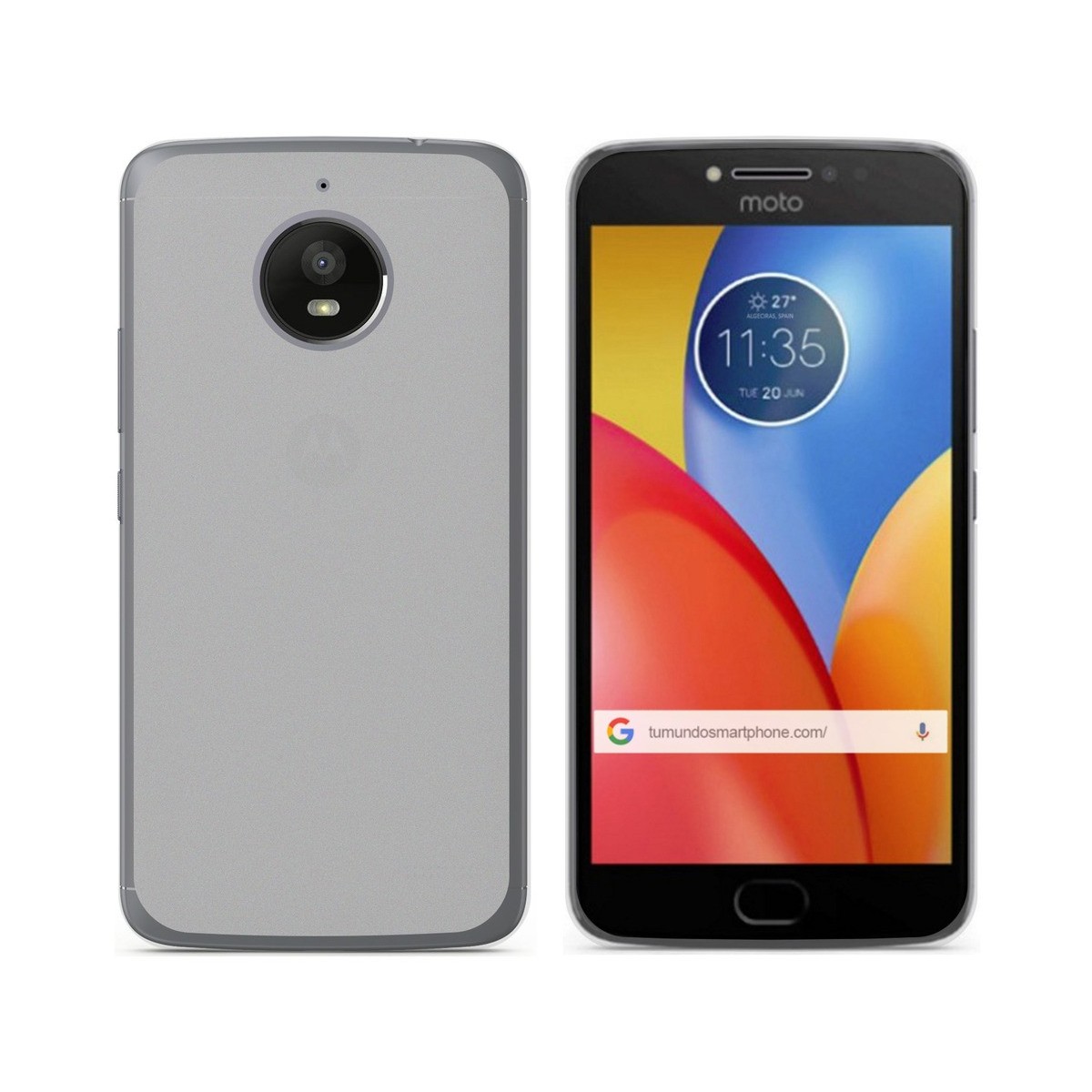 Funda Gel Tpu para Motorola Moto E4 Plus Color Transparente