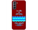 Funda Silicona Líquida Roja para Samsung Galaxy S21 5G diseño Agua Dibujos