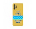 Funda Silicona Líquida Amarilla para Samsung Galaxy A72 diseño Agua Dibujos
