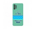 Funda Silicona Líquida Verde para Samsung Galaxy A72 diseño Agua Dibujos