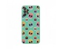 Funda Silicona Líquida Verde para Samsung Galaxy A72 diseño Catrina Dibujos