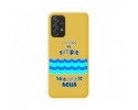 Funda Silicona Líquida Amarilla para Samsung Galaxy A52 / A52 5G / A52s 5G diseño Agua Dibujos