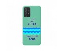 Funda Silicona Líquida Verde para Samsung Galaxy A52 / A52 5G / A52s 5G diseño Agua Dibujos