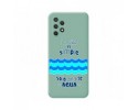 Funda Silicona Líquida Verde para Samsung Galaxy A32 4G diseño Agua Dibujos