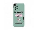 Funda Silicona Líquida Verde para Samsung Galaxy A32 4G diseño Vaca Dibujos