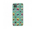 Funda Silicona Líquida Verde para Samsung Galaxy A12 / M12 diseño Catrina Dibujos