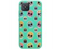 Funda Silicona Líquida Verde para Oppo Reno 4Z 5G diseño Catrina Dibujos