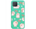 Funda Silicona Líquida Verde para Oppo Reno 4Z 5G diseño Cerdos Dibujos