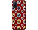 Funda Silicona Líquida Roja para Oppo A53 / A53s diseño Catrina Dibujos