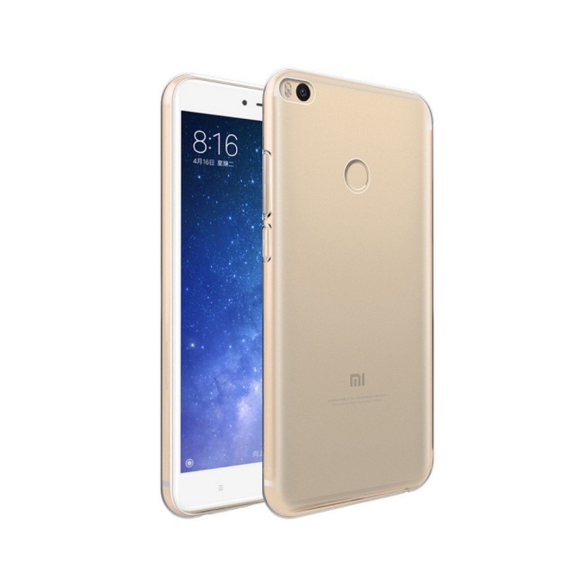 Funda Gel Tpu Fina Ultra-Thin 0,3mm Transparente para Xiaomi Mi Max 2