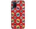 Funda Silicona Líquida Roja para Oppo A52 / A72 diseño Catrina Dibujos