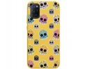 Funda Silicona Líquida Amarilla para Oppo A52 / A72 diseño Catrina Dibujos