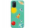 Funda Silicona Líquida Verde para Oppo A52 / A72 diseño Espacio Dibujos