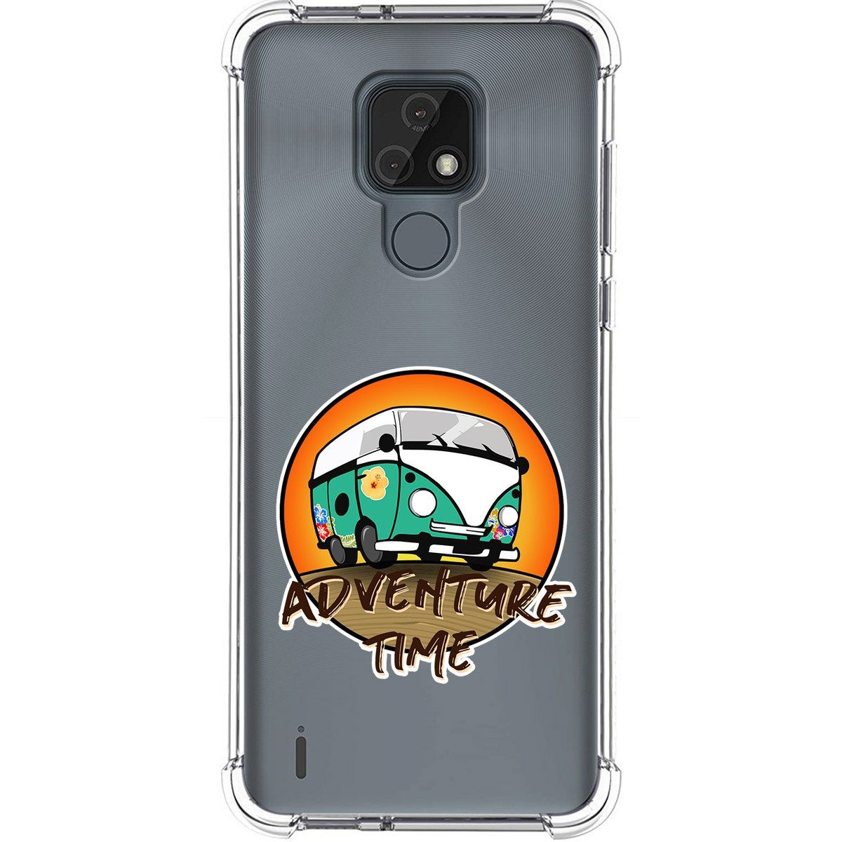 Funda Silicona Antigolpes para Motorola Moto E7 diseño Adventure Time Dibujos