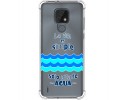 Funda Silicona Antigolpes para Motorola Moto E7 diseño Agua Dibujos
