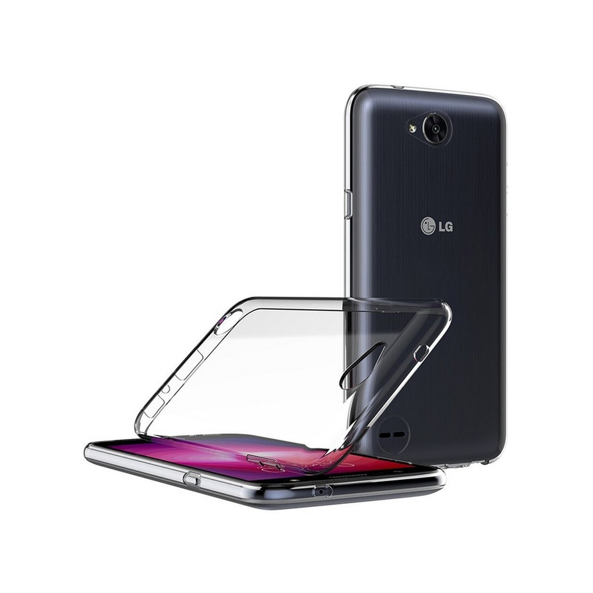 Funda Gel Tpu Fina Ultra-Thin 0,3mm Transparente para Lg X Power 2