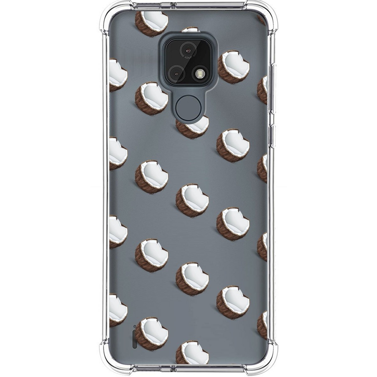 Funda Silicona Antigolpes para Motorola Moto E7 diseño Cocos Dibujos