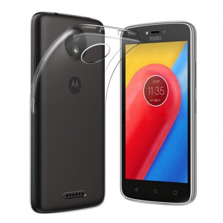 Funda Gel Tpu Fina Ultra-Thin 0,3mm Transparente para Motorola Moto C