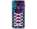 Funda Silicona Antigolpes para Motorola Moto E7 diseño Zapatillas 07 Dibujos