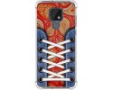 Funda Silicona Antigolpes para Motorola Moto E7 diseño Zapatillas 10 Dibujos