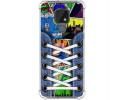 Funda Silicona Antigolpes para Motorola Moto E7 diseño Zapatillas 14 Dibujos