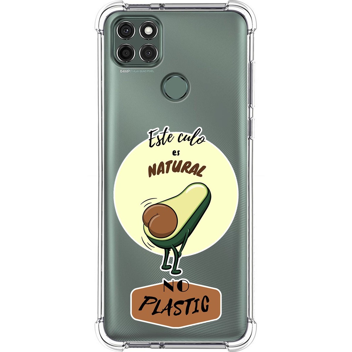 Funda Silicona Antigolpes para Motorola Moto G9 Power diseño Culo Natural Dibujos