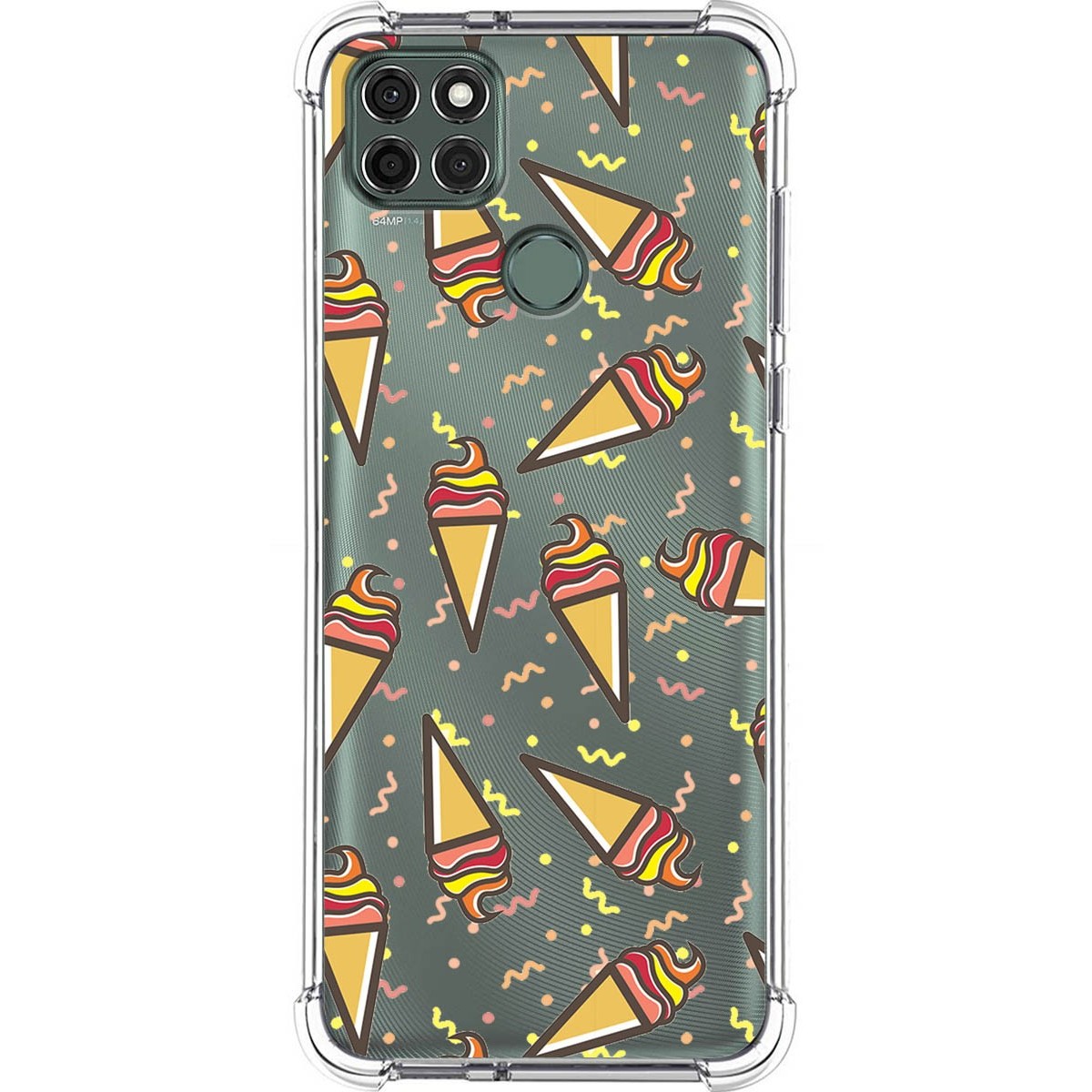 Funda Silicona Antigolpes para Motorola Moto G9 Power diseño Helados Dibujos