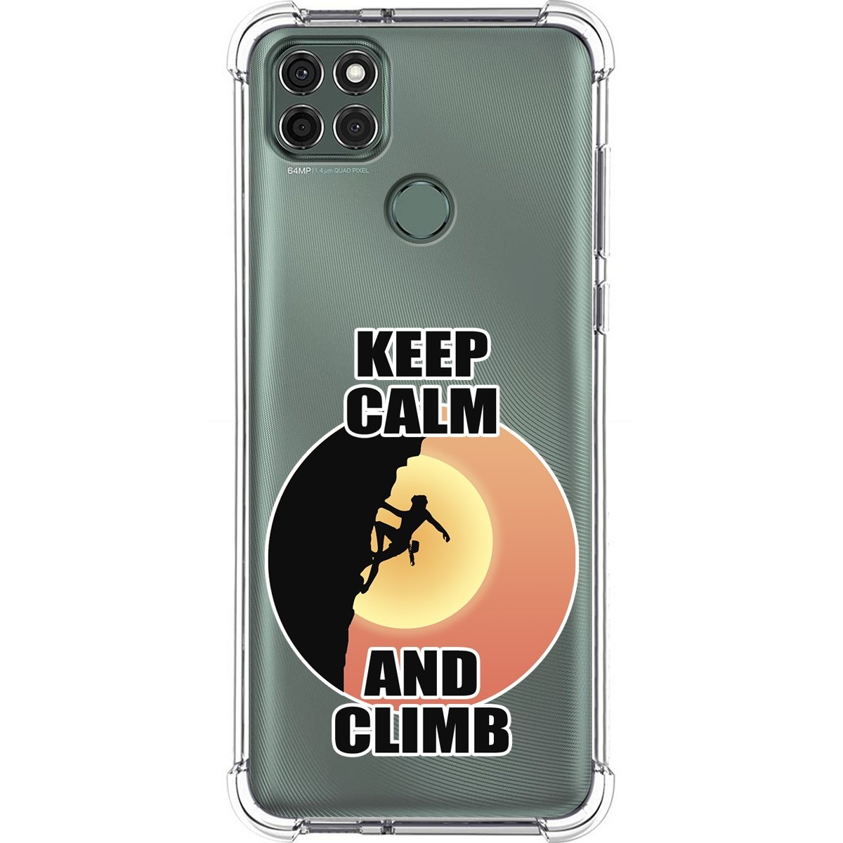 Funda Silicona Antigolpes para Motorola Moto G9 Power diseño Mujer Escalada Dibujos