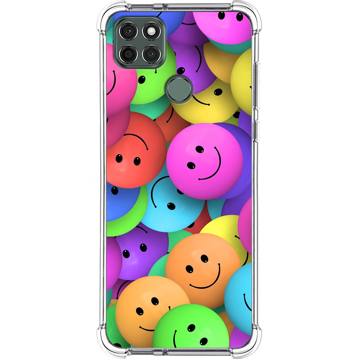 Funda Silicona Antigolpes para Motorola Moto G9 Power diseño Smile Dibujos