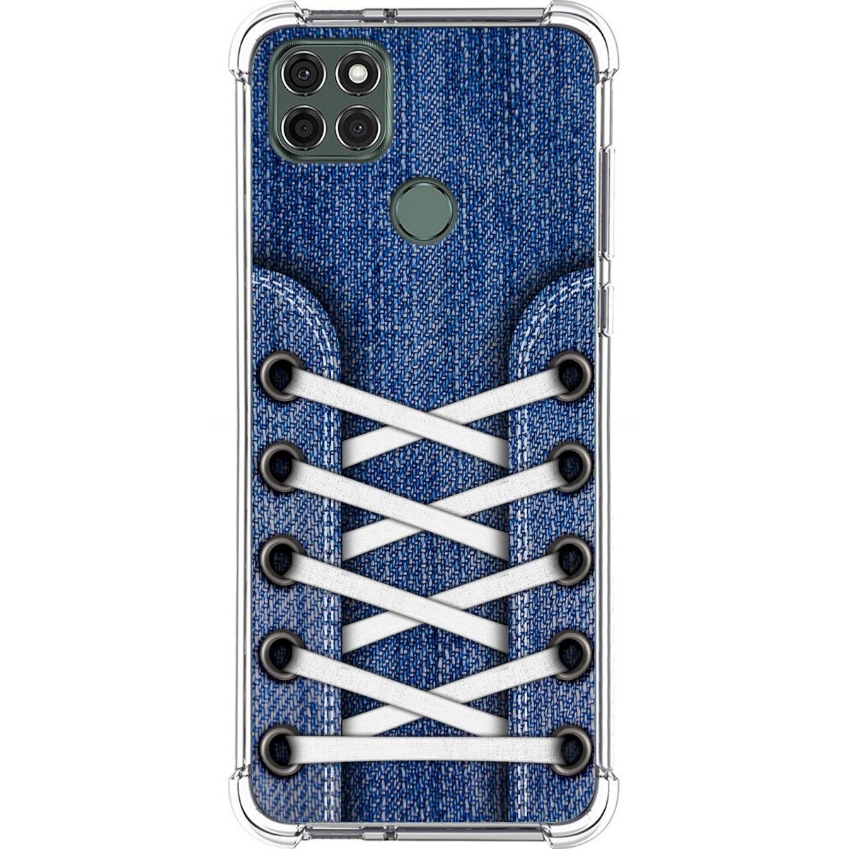 Funda Silicona Antigolpes para Motorola Moto G9 Power diseño Zapatillas 01 Dibujos