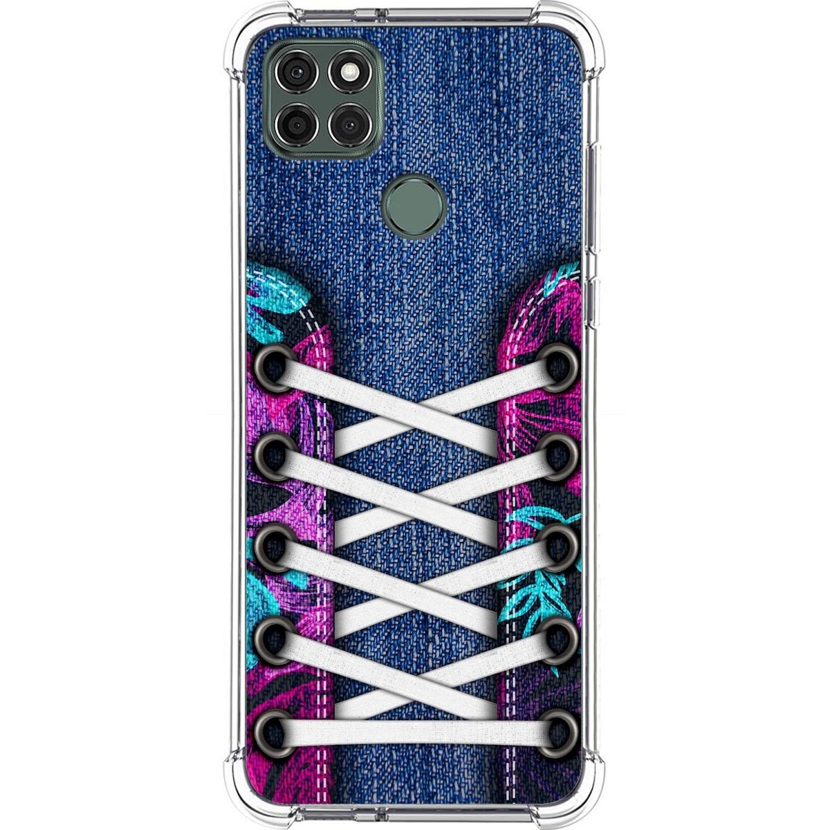 Funda Silicona Antigolpes para Motorola Moto G9 Power diseño Zapatillas 06 Dibujos